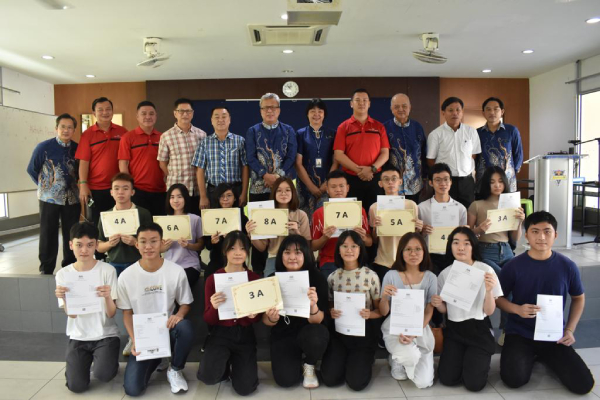 2022年SPM放榜◢ 吉华二校 6科目及格率上升